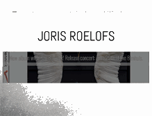 Tablet Screenshot of jorisroelofs.com